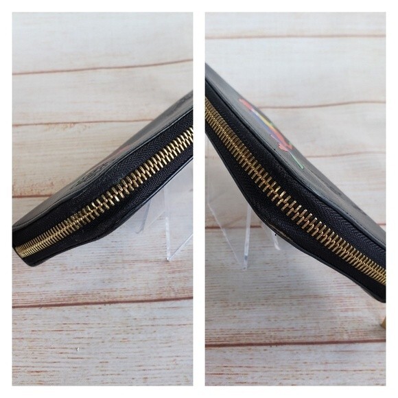 RARE! Loewe Paula's Ibiza Parrot Zip Around Long Leather Wallet - Picture 5 of 16